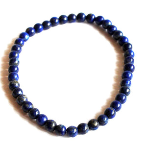 Lapis Lazuli Natural Crystal Stone Beaded Bracelet