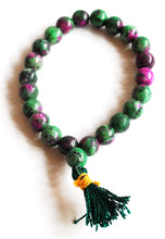 Load image into Gallery viewer, Ruby &amp; Fuschite Crystal Beaded Power Bracelet |Reiju