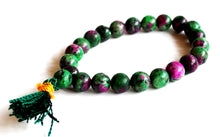 Load image into Gallery viewer, Ruby &amp; Fuschite Crystal Beaded Power Bracelet |Reiju