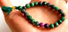 Load image into Gallery viewer, Ruby &amp; Fuschite Crystal Beaded Power Bracelet |Reiju
