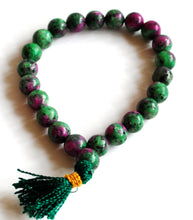 Load image into Gallery viewer, Ruby &amp; Fuschite Crystal Beaded Power Bracelet |Reiju