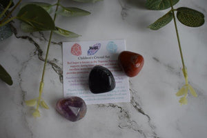 "Crystals For Children" Tumble Stone Set Reiki Charged