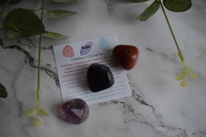 "Crystals For Children" Tumble Stone Set Reiki Charged