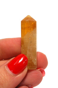Citrine Polished Point Faceted Stick Piece