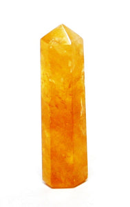 Citrine Polished Point Faceted Stick Piece