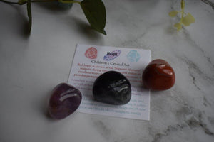 "Crystals For Children" Tumble Stone Set Reiki Charged