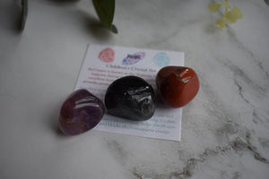 "Crystals For Children" Tumble Stone Set Reiki Charged