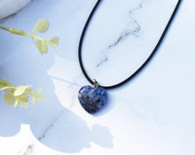 Load image into Gallery viewer, Sodalite Crystal Heart Pendant