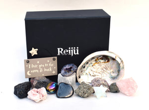 Beautiful Inside & Out Natural Crystals Gemstones 14 Piece Gift Set