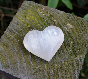 Selenite Crystal Chunky Heart