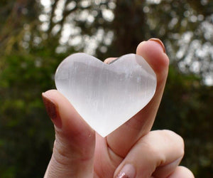 Selenite Crystal Chunky Heart