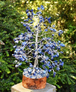 Lapis Lazuli Crystal Gemstone Tree
