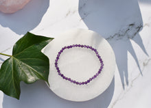 Load image into Gallery viewer, Amethyst Faceted Crystal Bracelet