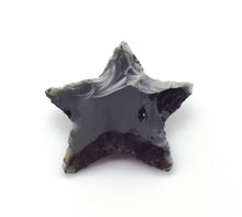 Load image into Gallery viewer, Black Obsidian (Dragon Glass) Crystal Star