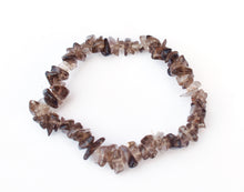 Load image into Gallery viewer, Smoky Quartz Crystal Chip Bracelet