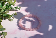 Load image into Gallery viewer, Rose Quartz Crystal Beaded Bracelet