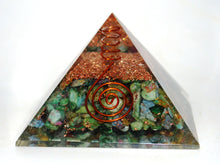 Load image into Gallery viewer, Large Ruby In Fuschite Crystal Stones Orgone Orgonite Pyramid