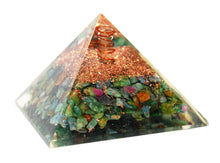 Load image into Gallery viewer, Large Ruby In Fuschite Crystal Stones Orgone Orgonite Pyramid