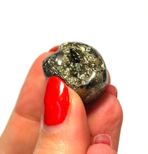 Load image into Gallery viewer, Pyrite &quot;Fools Gold&quot; Crystal Tumble Stone