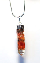 Load image into Gallery viewer, Carnelian Orgone Crystal Chip Pendant