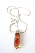 Load image into Gallery viewer, Carnelian Orgone Crystal Chip Pendant