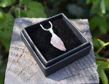 Load image into Gallery viewer, Rose Quartz Raw Crystal Pendant