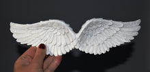 Load image into Gallery viewer, Sparkly White Hanging Angel Wings Beautiful Detailed Resin Hanging Decoration Gift