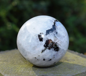 Rainbow Moonstone Crystal Polished Sphere Ball