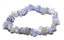 Load image into Gallery viewer, Blue Lace Agate Crystal Chips Bracelet