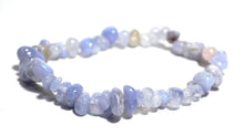 Load image into Gallery viewer, Blue Lace Agate Crystal Chips Bracelet