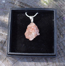 Load image into Gallery viewer, Sunstone Raw Crystal Pendant