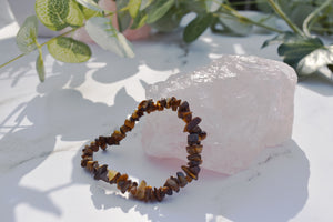 Tigers Eye Chip Bracelet