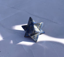 Load image into Gallery viewer, Lapis Lazuli Natural Hand Carved Crystal Merkaba Star