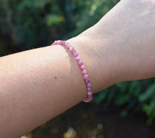 Load image into Gallery viewer, Pink Tourmaline Faceted Bracelet