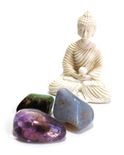 Load image into Gallery viewer, &quot;Optimism&quot; Natural Crystal Tumble Stones &amp; Buddha Set