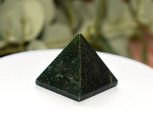 Load image into Gallery viewer, Green Mica Crystal Pyramid