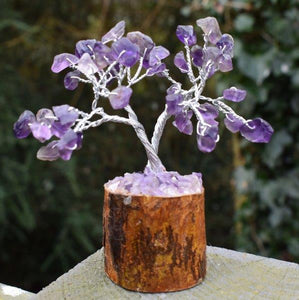 Amethyst Small Crystal Gemstone Tree