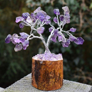 Amethyst Small Crystal Gemstone Tree