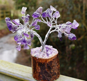 Amethyst Small Crystal Gemstone Tree