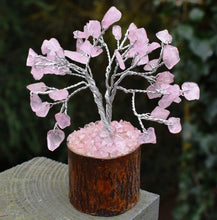 Load image into Gallery viewer, Rose Quartz Small Crystal Gemstone Tree