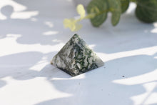 Load image into Gallery viewer, Moss Agate Crystal Gemstone Pyramid