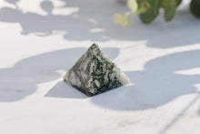 Load image into Gallery viewer, Moss Agate Crystal Gemstone Pyramid