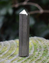 Load image into Gallery viewer, Gold Pyrite &quot; Fools Gold&quot; Crystal Stone Polished Terminated &amp; Faceted Point Stick Gift Wrapped