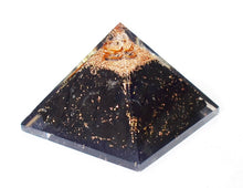 Load image into Gallery viewer, Large Natural Shungite Crystal Stones Large Orgone Pyramid