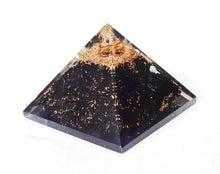 Load image into Gallery viewer, Large Natural Shungite Crystal Stones Large Orgone Pyramid