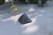 Load image into Gallery viewer, Angelite Crystal Stone Pyramid Natural Reiki Healing Energy Charged