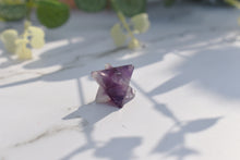 Load image into Gallery viewer, Amethyst Natural Hand Cut Calming Crystal Stone Merkaba Star