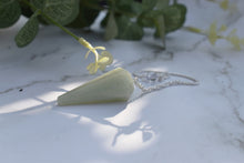 Load image into Gallery viewer, Green Aventurine Crystal Gemstone Dowsing Pendulum