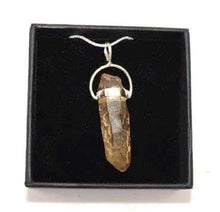 Load image into Gallery viewer, Citrine Crystal Stone 925 Sterling Silver Pendant