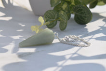 Load image into Gallery viewer, Green Aventurine Crystal Gemstone Dowsing Pendulum